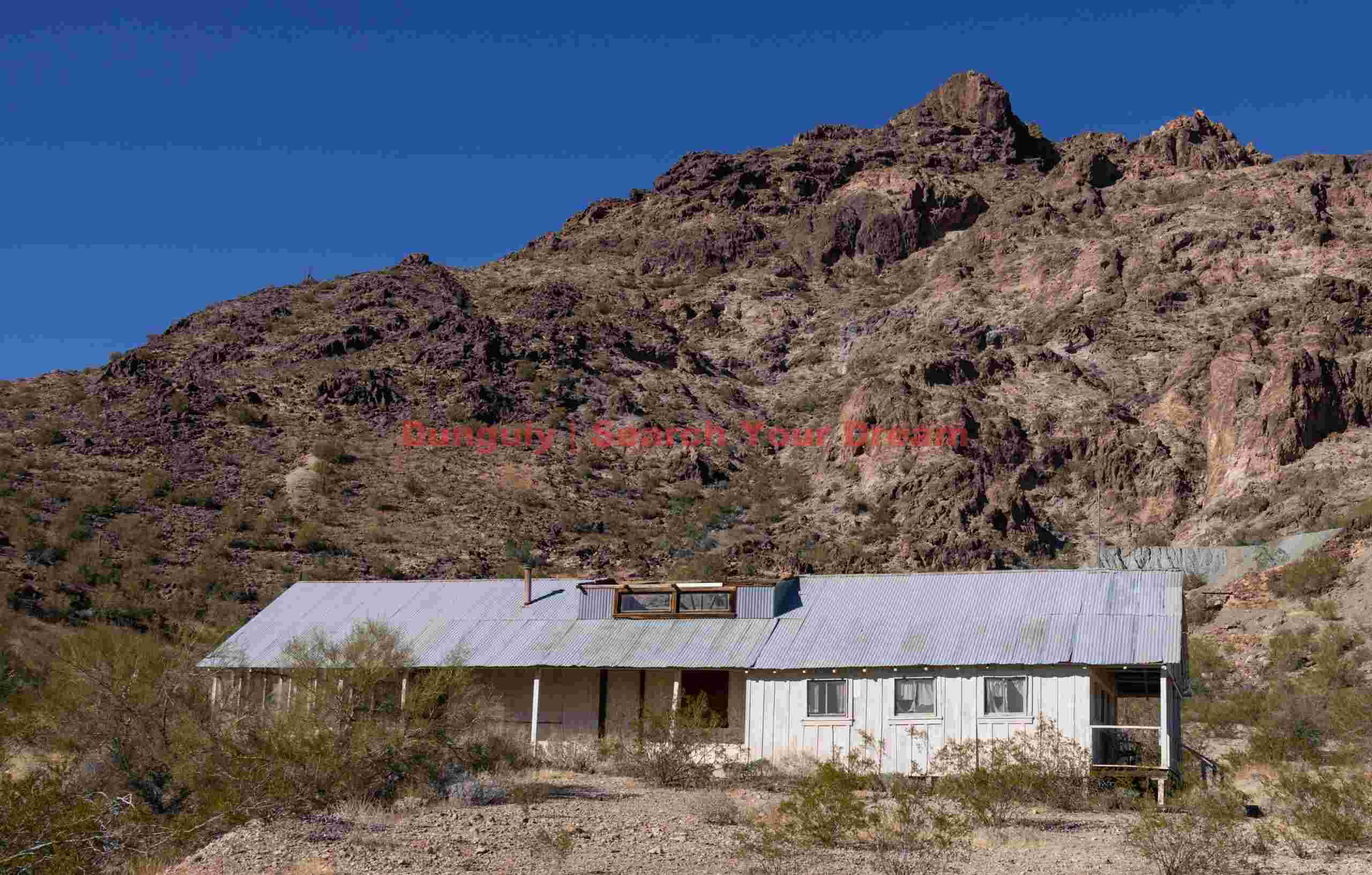 North Star mine cabin; KOFA Wildlife Reserve Exterior View of North Star Mine Historic Cabin - KOFA Wildlife Reserve