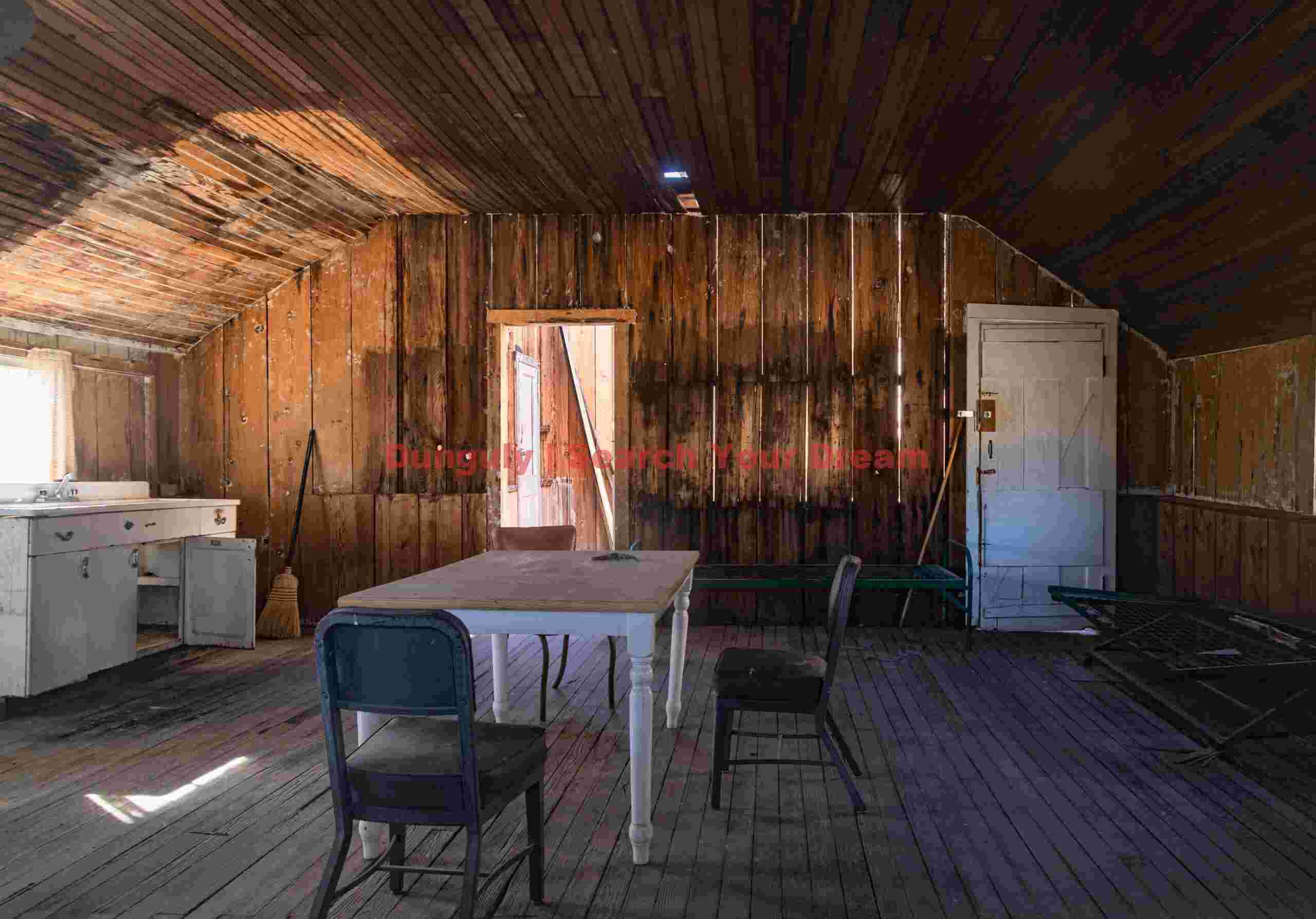North Star mine cabin interior; KOFA Wildlife Reserve Historic Mine Cabin Interior at North Star Mine - KOFA Wildlife Reserve
