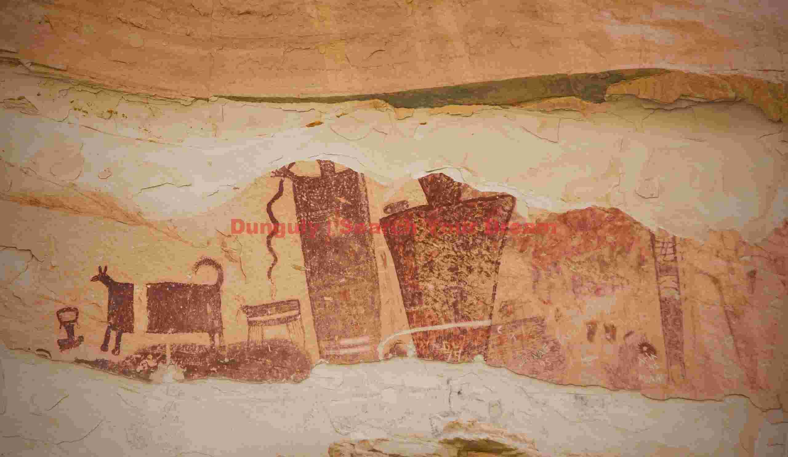 Pictographs in Temple Wash Pictographs in Temple Wash