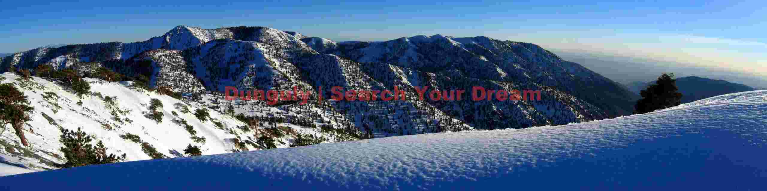 San Gabriels Panorama Panoramic San Gabriel Mountains Landscape