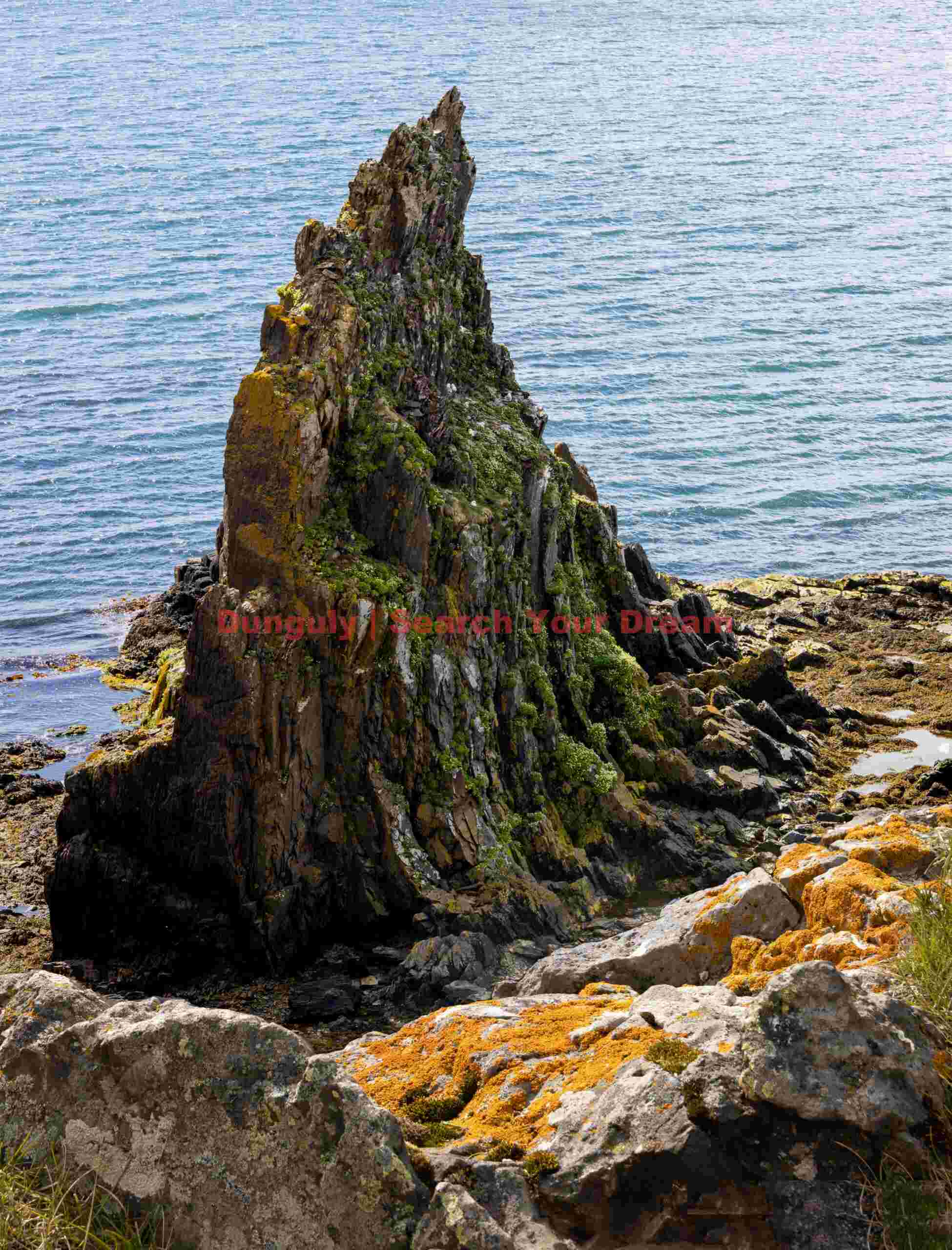 'Witches hat' rock; N. Iceland Glacial Ice Formation at 'Witches hat' rock