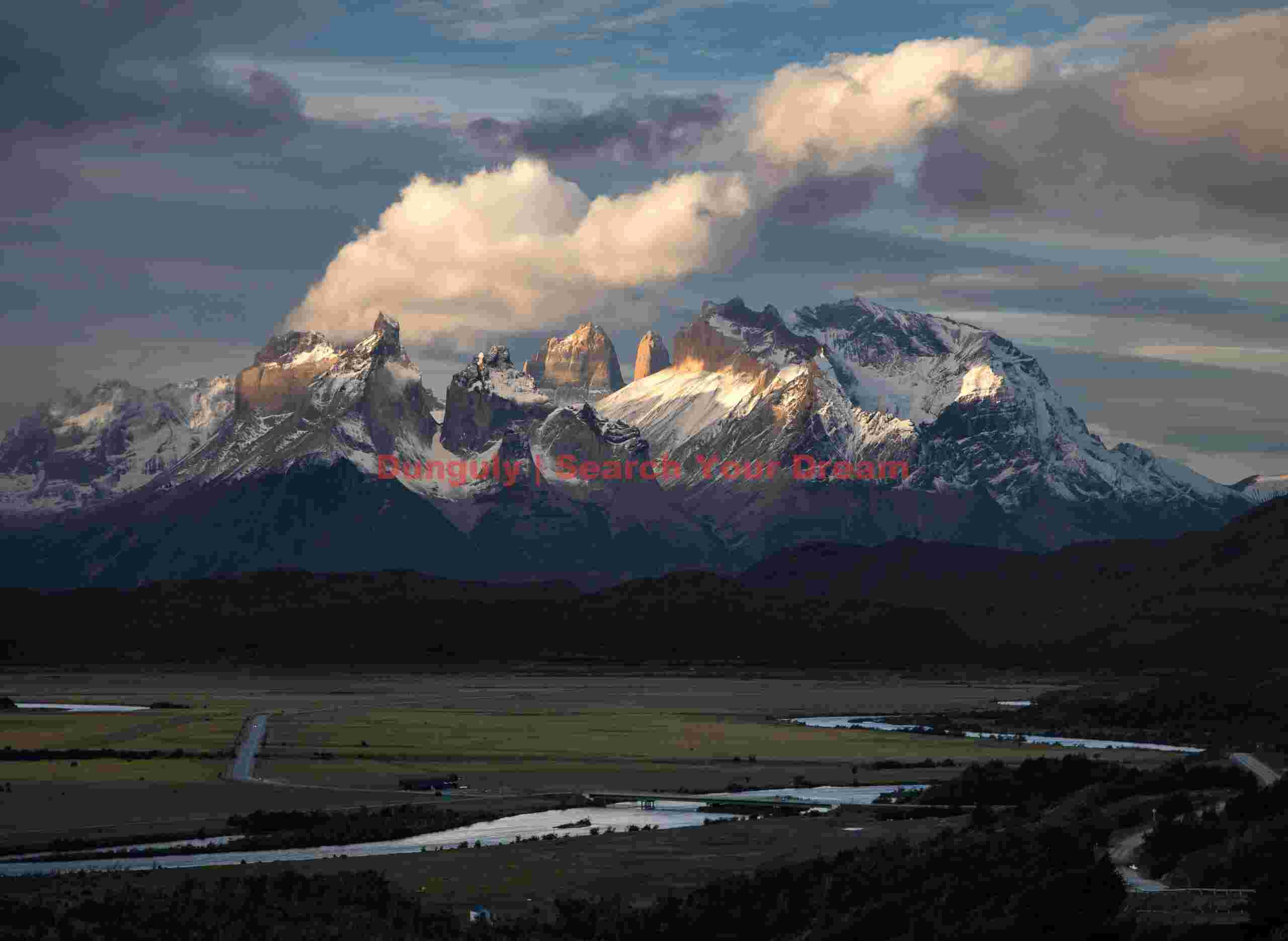Cuernos del Paine from Mirador Serrano, Torres del Paine National Park, Patagonia Cuernos del Paine from Mirador Serrano, Torres del Paine National Park, Patagonia