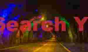Light show in the undersea tunnel between Eysturor and Bordoy