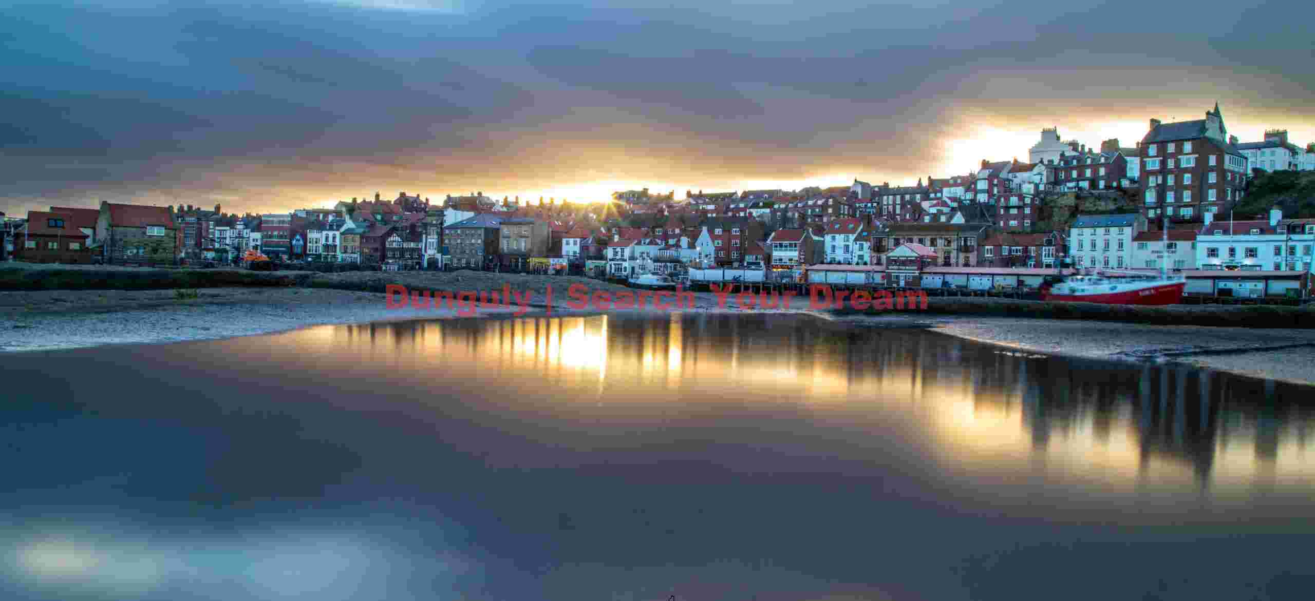 Long exposure reflection; Whitby, Yorkshire Long exposure reflection