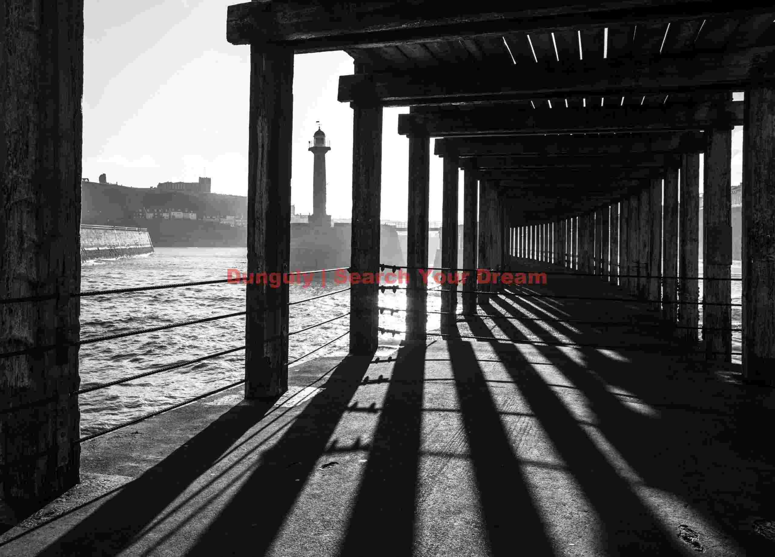 Lower deck of the outer jetty; Whitby, Yorkshire Lower deck of the outer jetty