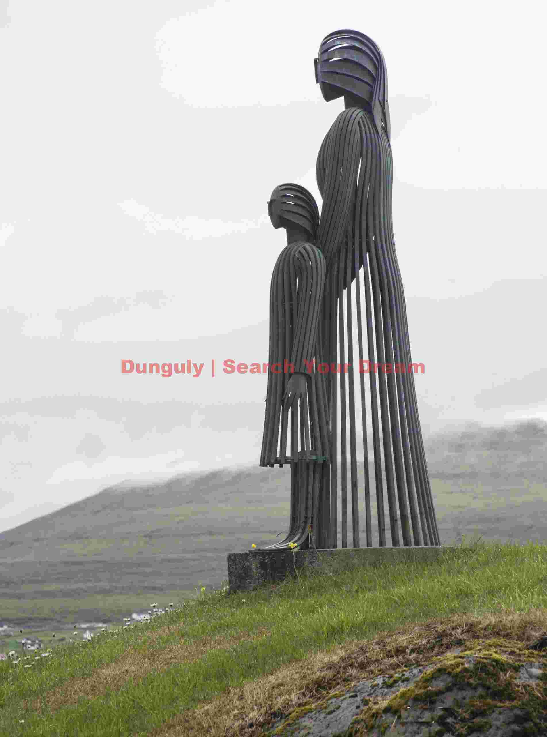 Monument to those lost at sea; Fridrikskirkjan; Faroe Islands Monument to those lost at sea