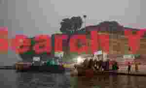 Boat launch on the Yamuna river