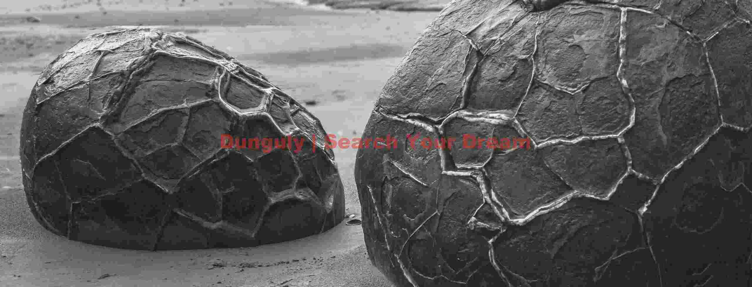 Boulder textures; Moeraki Boulders, New Zealand Boulder textures