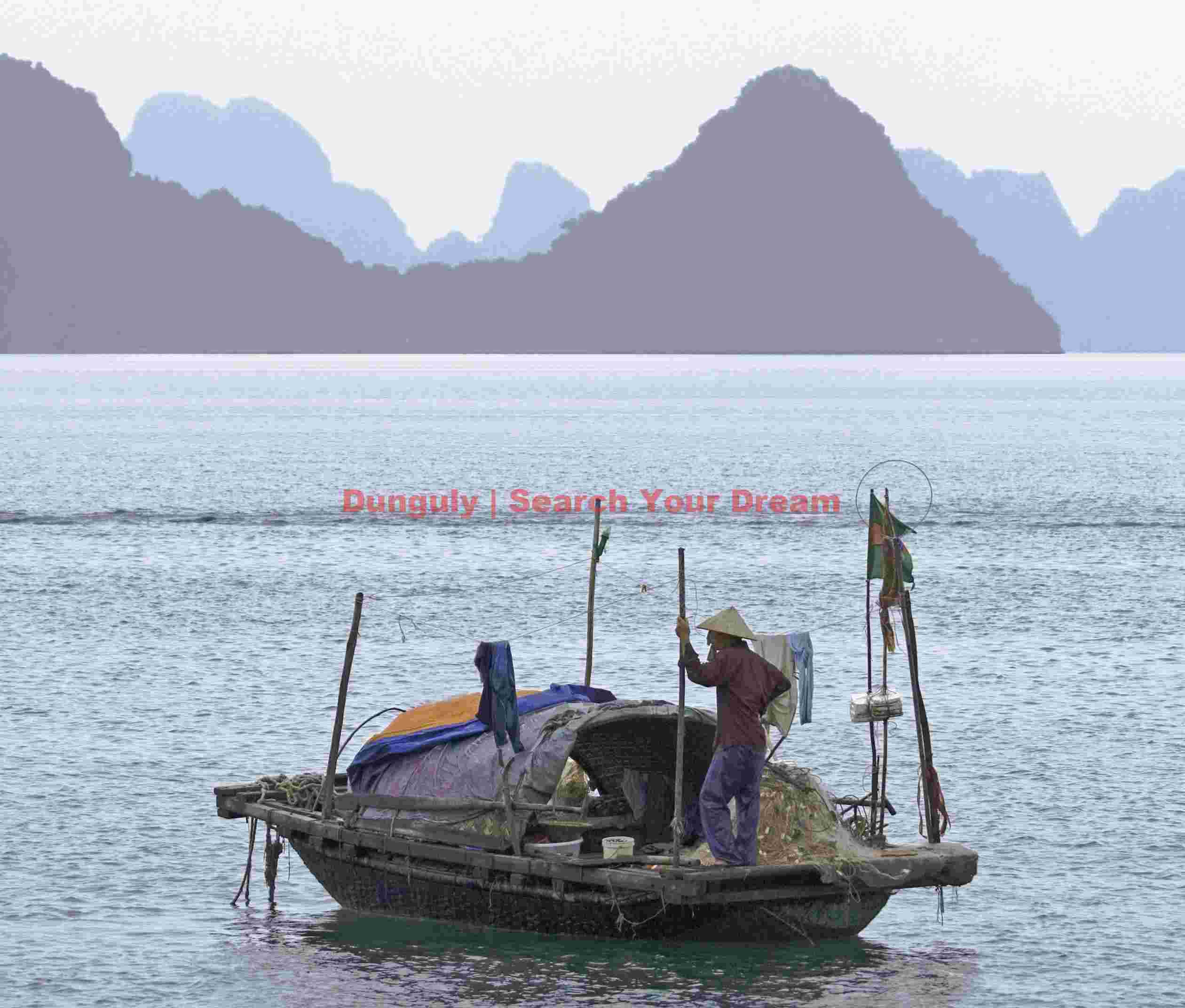 Fishing boat ; Ha Long Bay, Vietnam Fishing boat