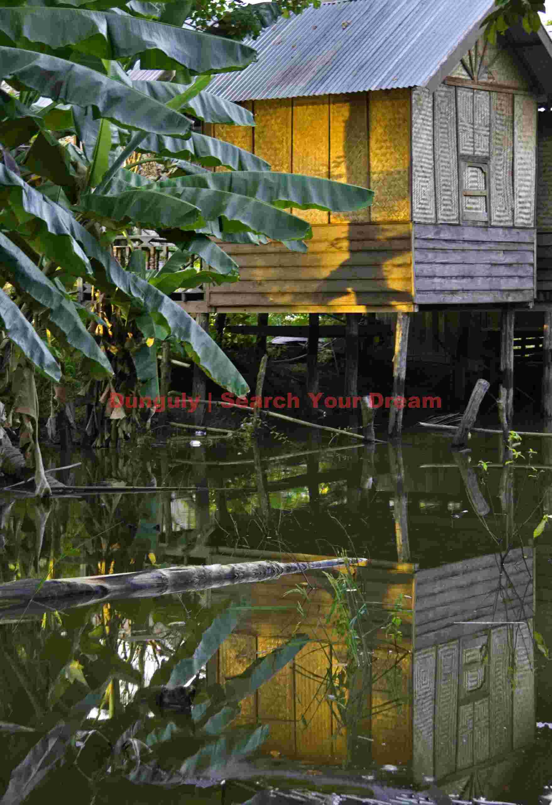 House on stilts; Don Khon Village, Laos House on stilts