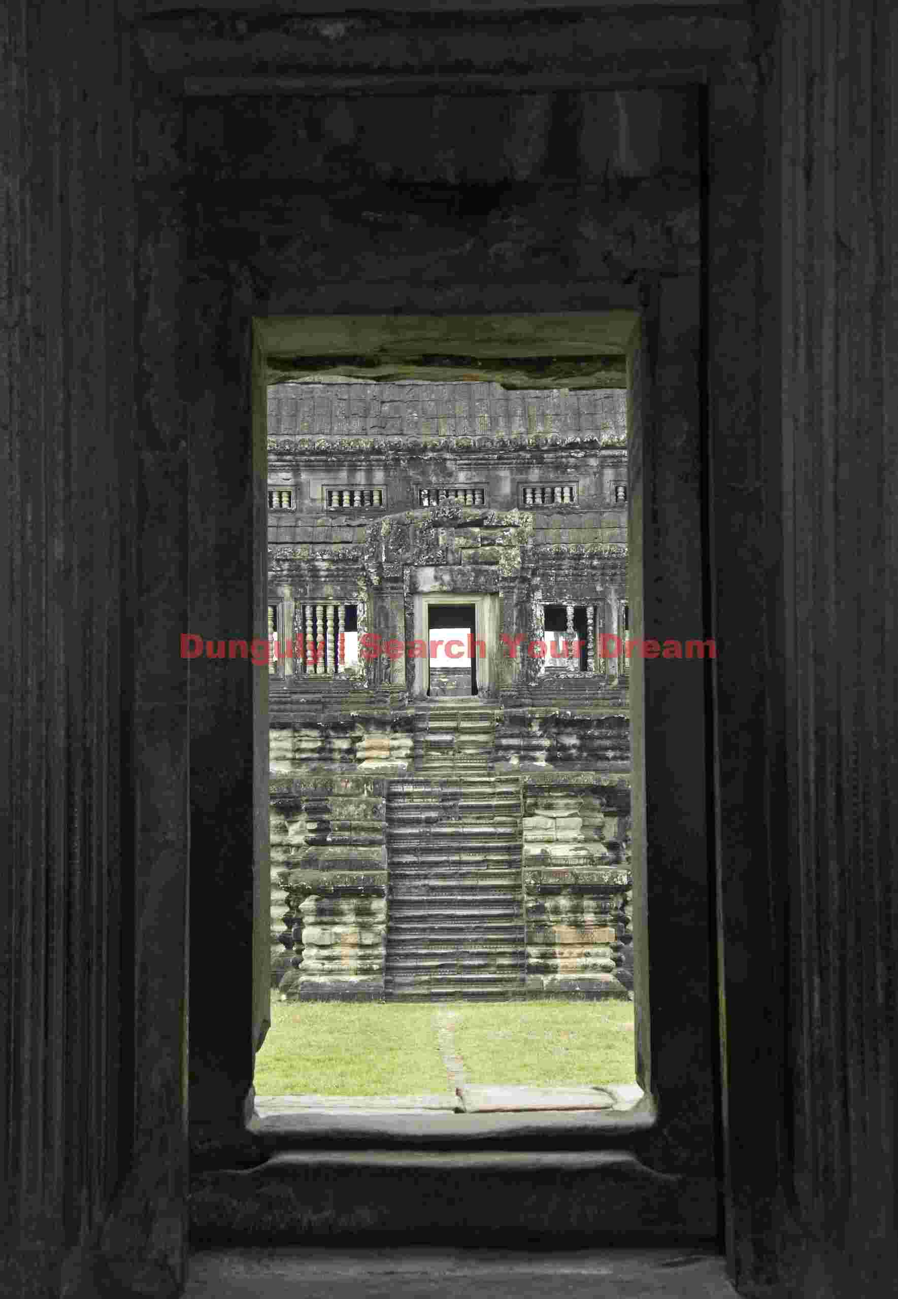 Interior doorway; Angkor Wat, Cambodia Interior doorway