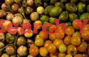 Market stall produce