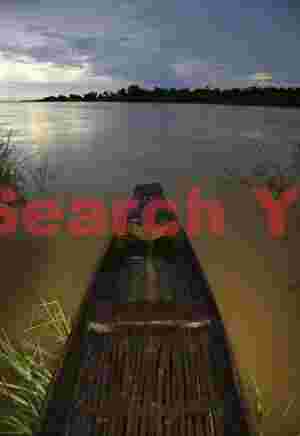 Moored boat , Mekong River, Laos