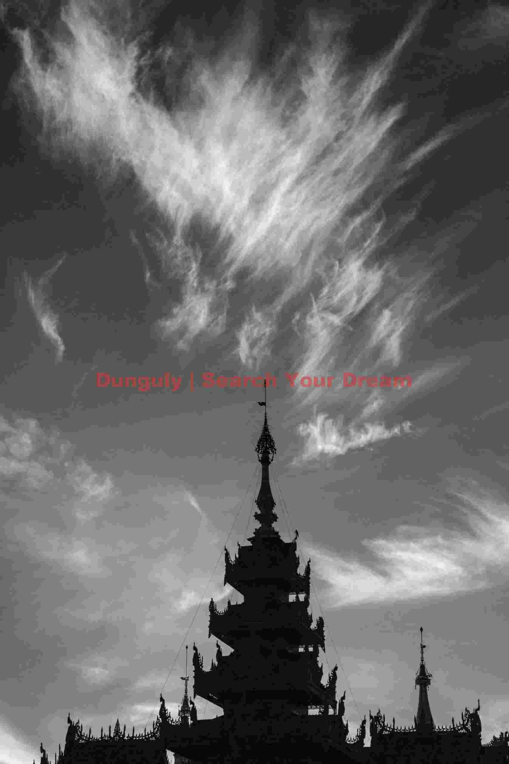 Shwedagon cloudscape; Yangon, Burma Shwedagon cloudscape