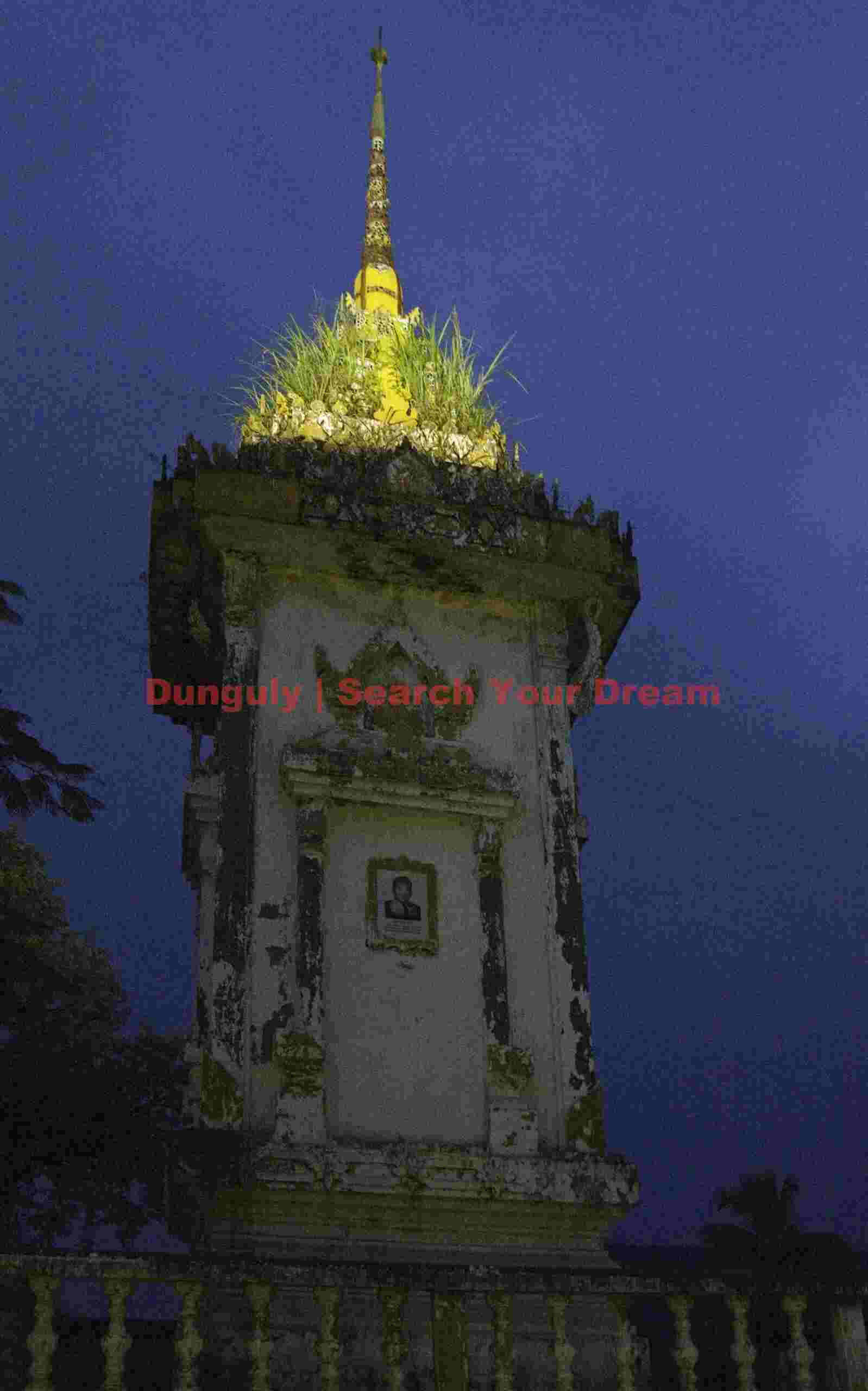 Temple tower; Champasak, Laos Temple tower