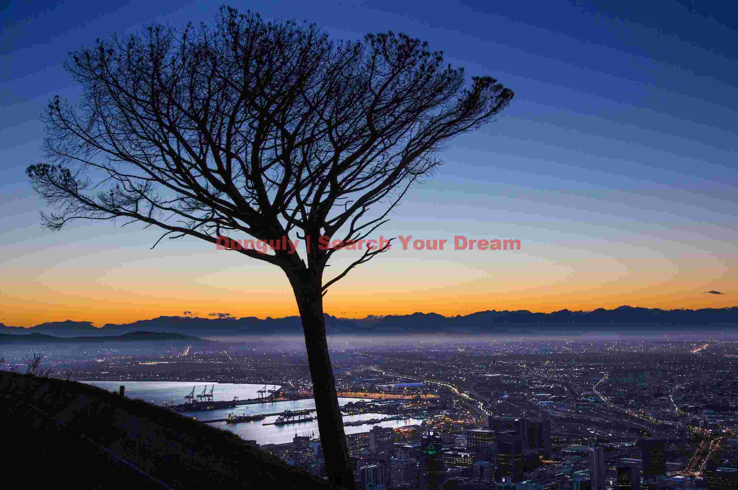 Cape Town city lights, pre-dawn from Signal Hill Cape Town city lights, pre-dawn from Signal Hill