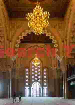 Chandelier and doorway