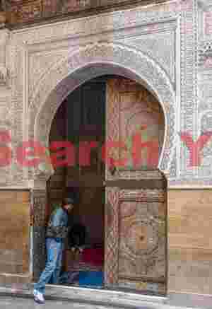 Mosaic doorway