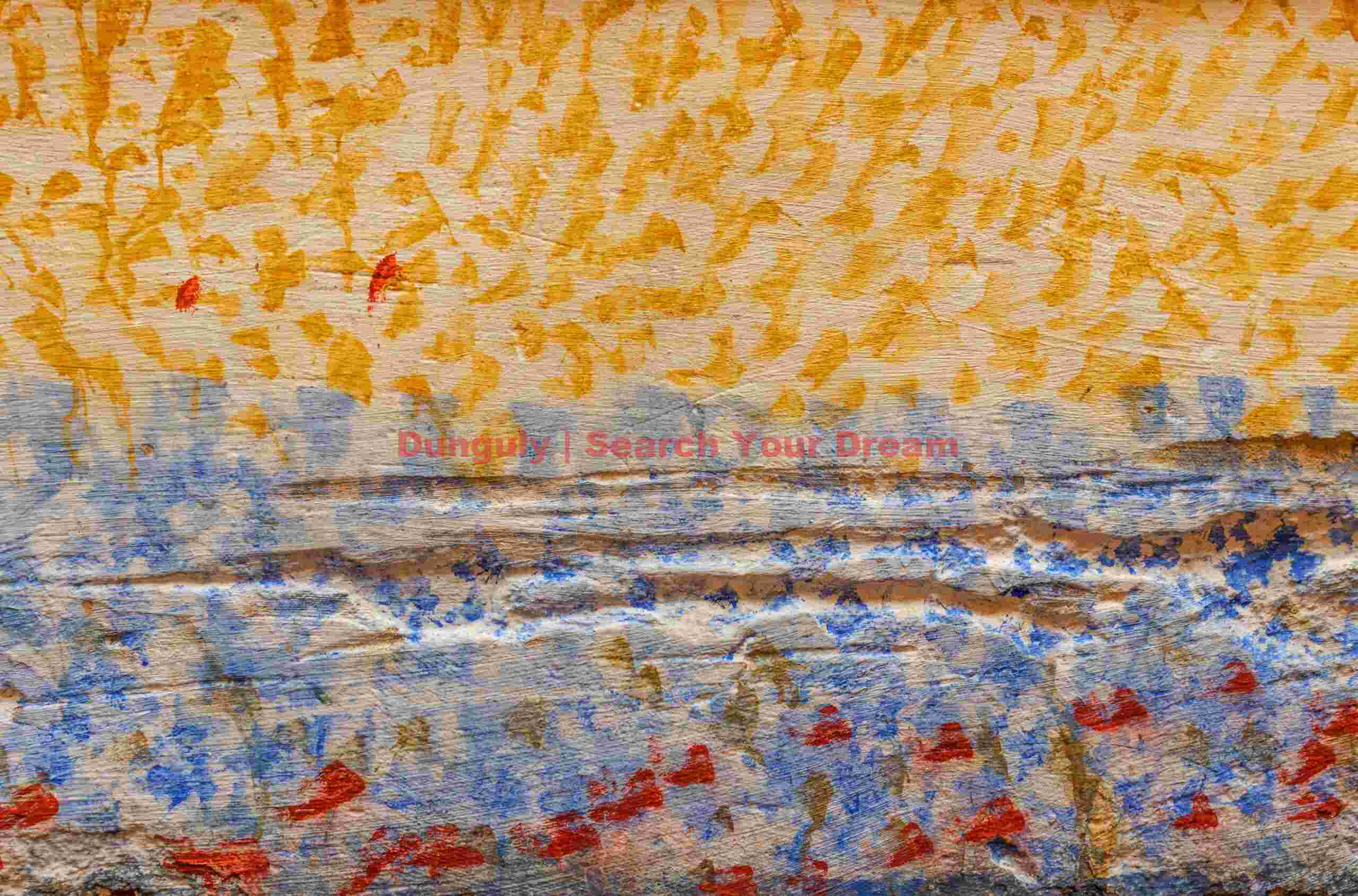 Pointillistic wall; Morocco Pointillistic wall