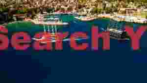 antalyas historic harbor with pirate ships
