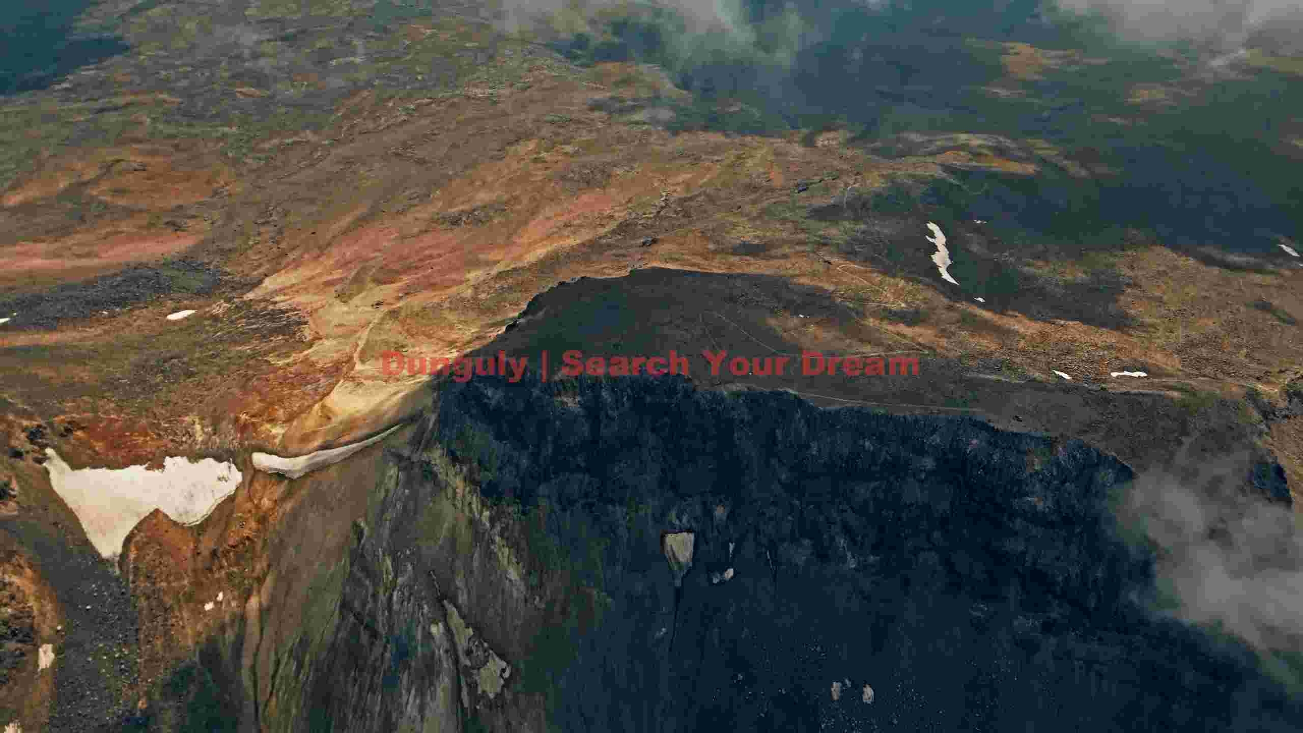 breathtaking aerial view of volcanic alpine terrain breathtaking aerial view of volcanic alpine terrain