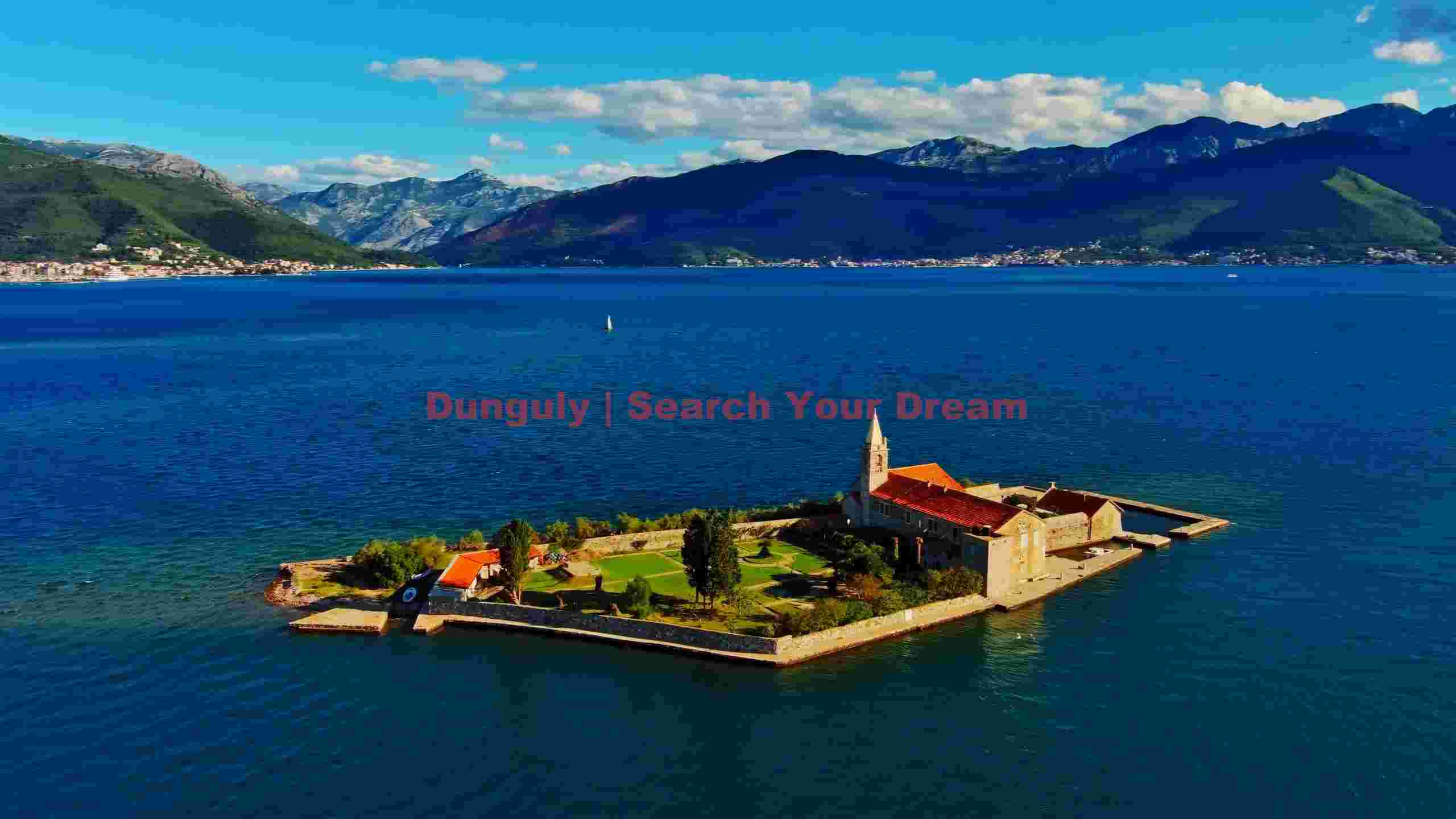 island monastery in azure bay 1 island monastery in azure bay 1