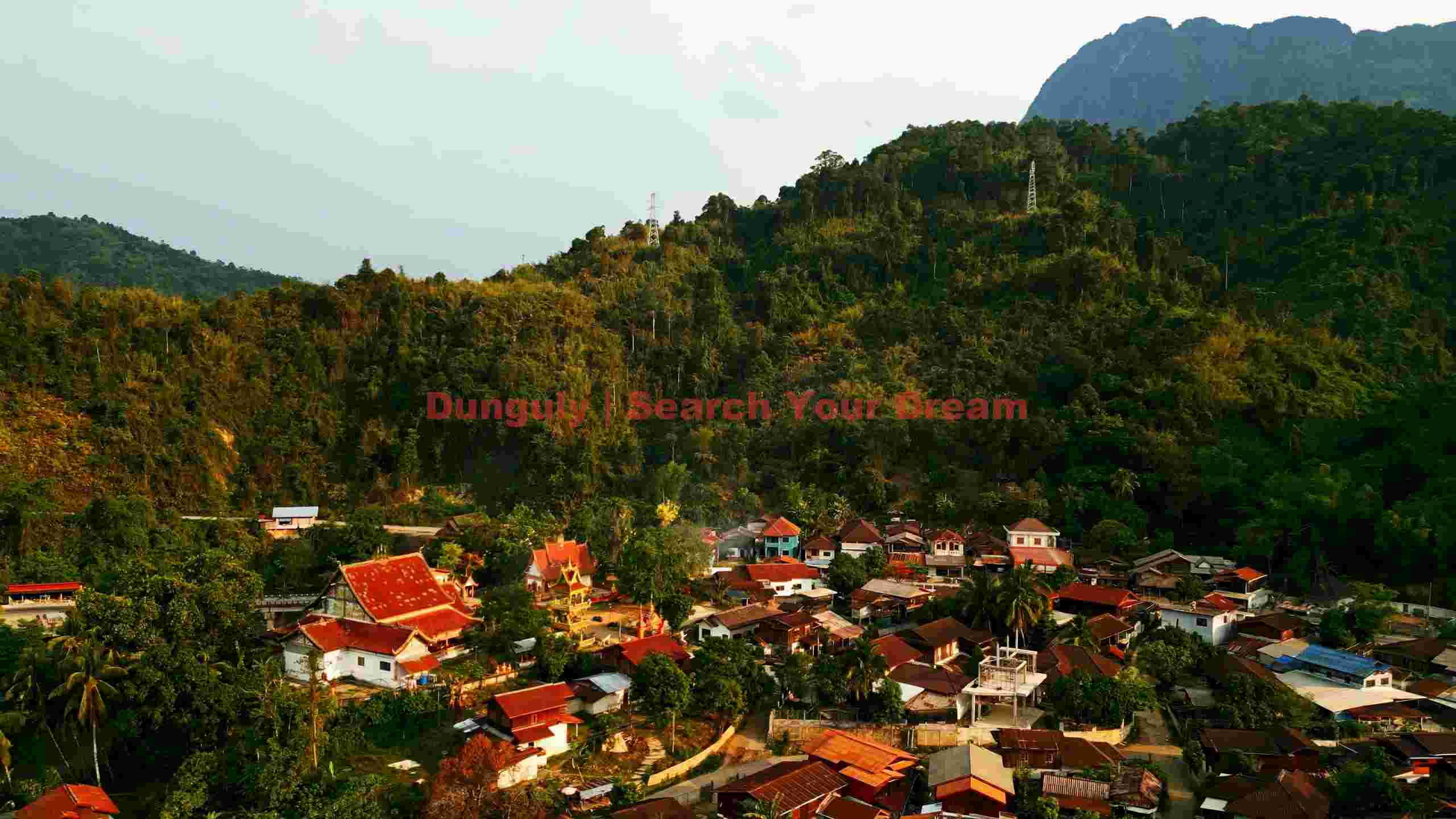 panoramic mountain village vista panoramic mountain village vista