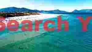 vibrant tropical beach aerial paradise