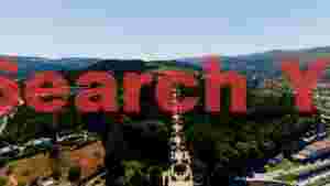 aerial view of bom jesus do monte sanctuary
