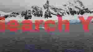 At Home antarctic glacier and iceberg landscape