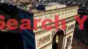 arc de triomphe majestic parisian icon from above