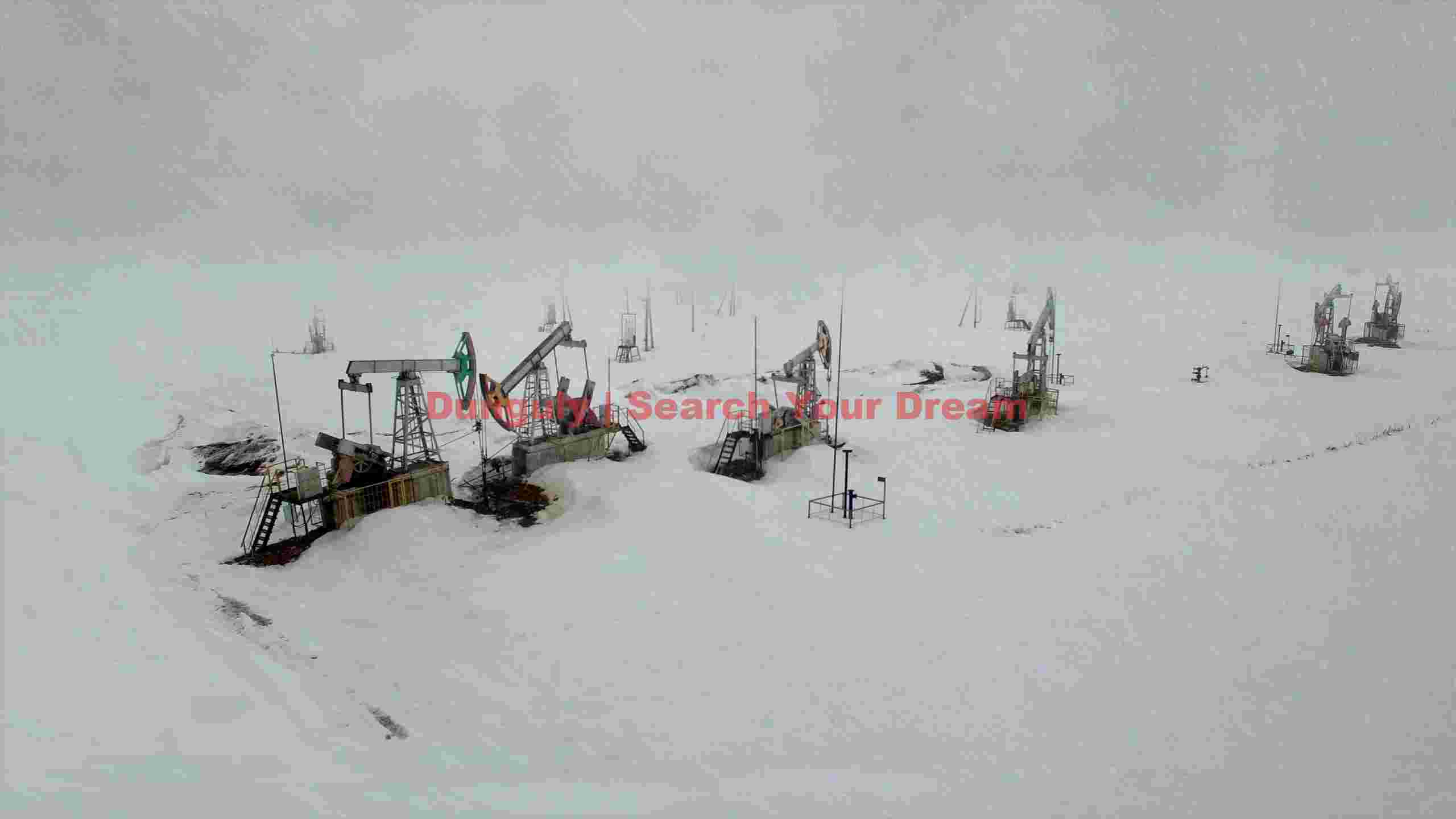 arctic oil field winter extraction arctic oil field winter extraction