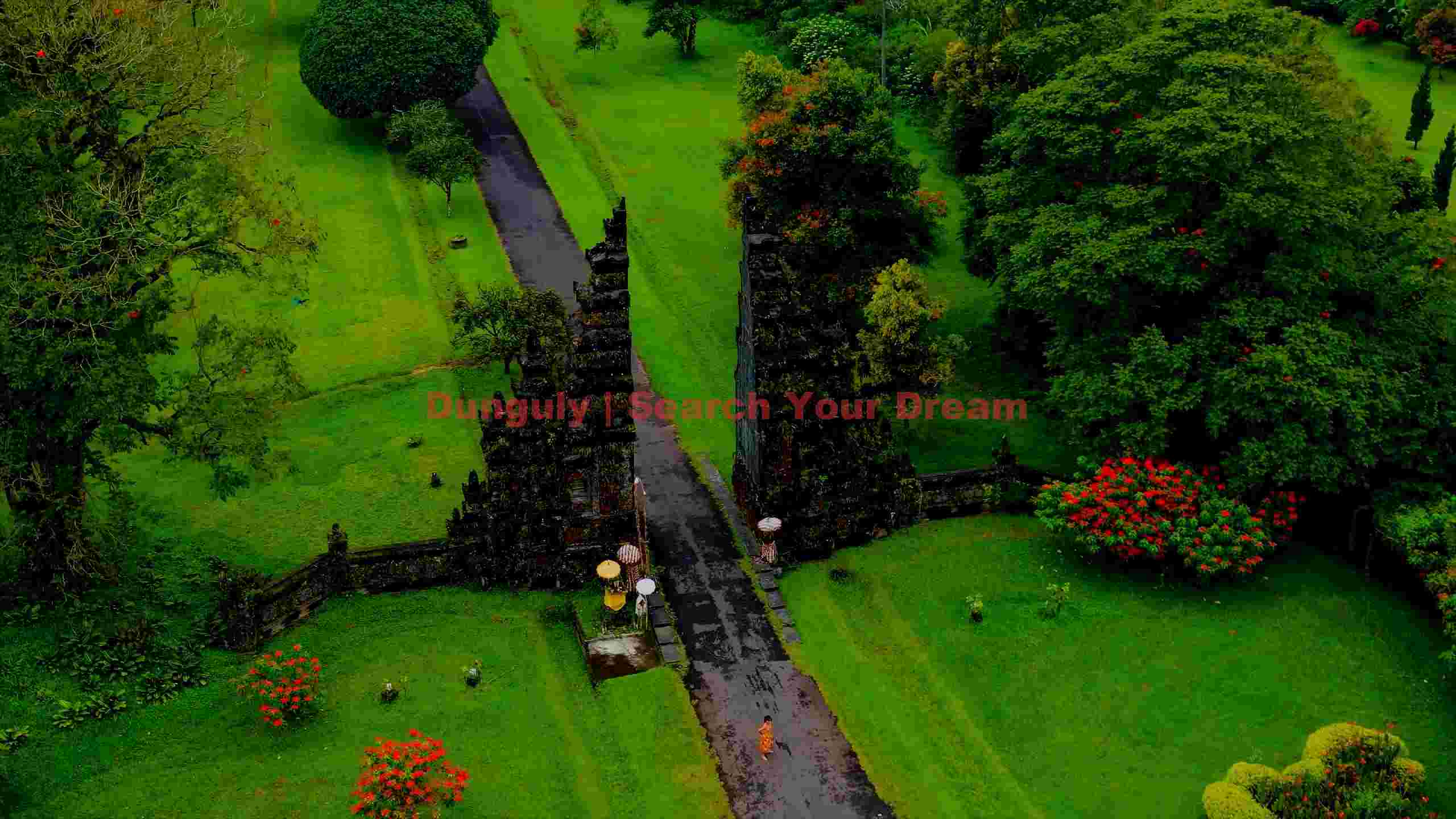balinese temple gate amidst lush green landscapes balinese temple gate amidst lush green landscapes
