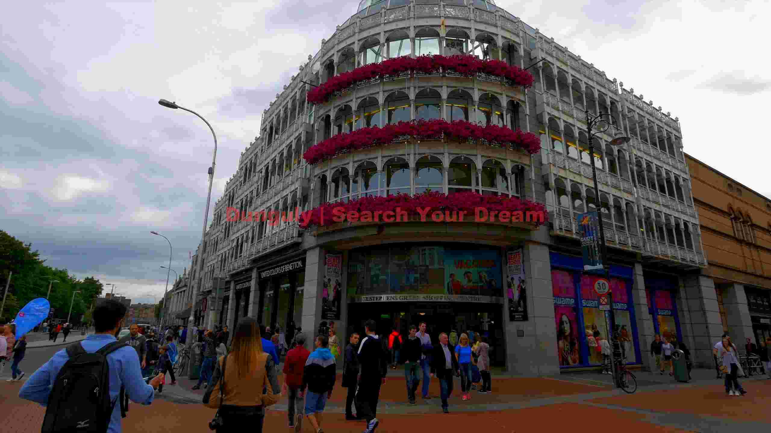 bustling grafton street blooms in dublin bustling grafton street blooms in dublin