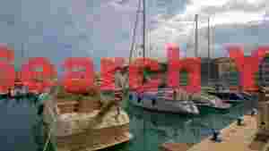 bustling mediterranean marina scene
