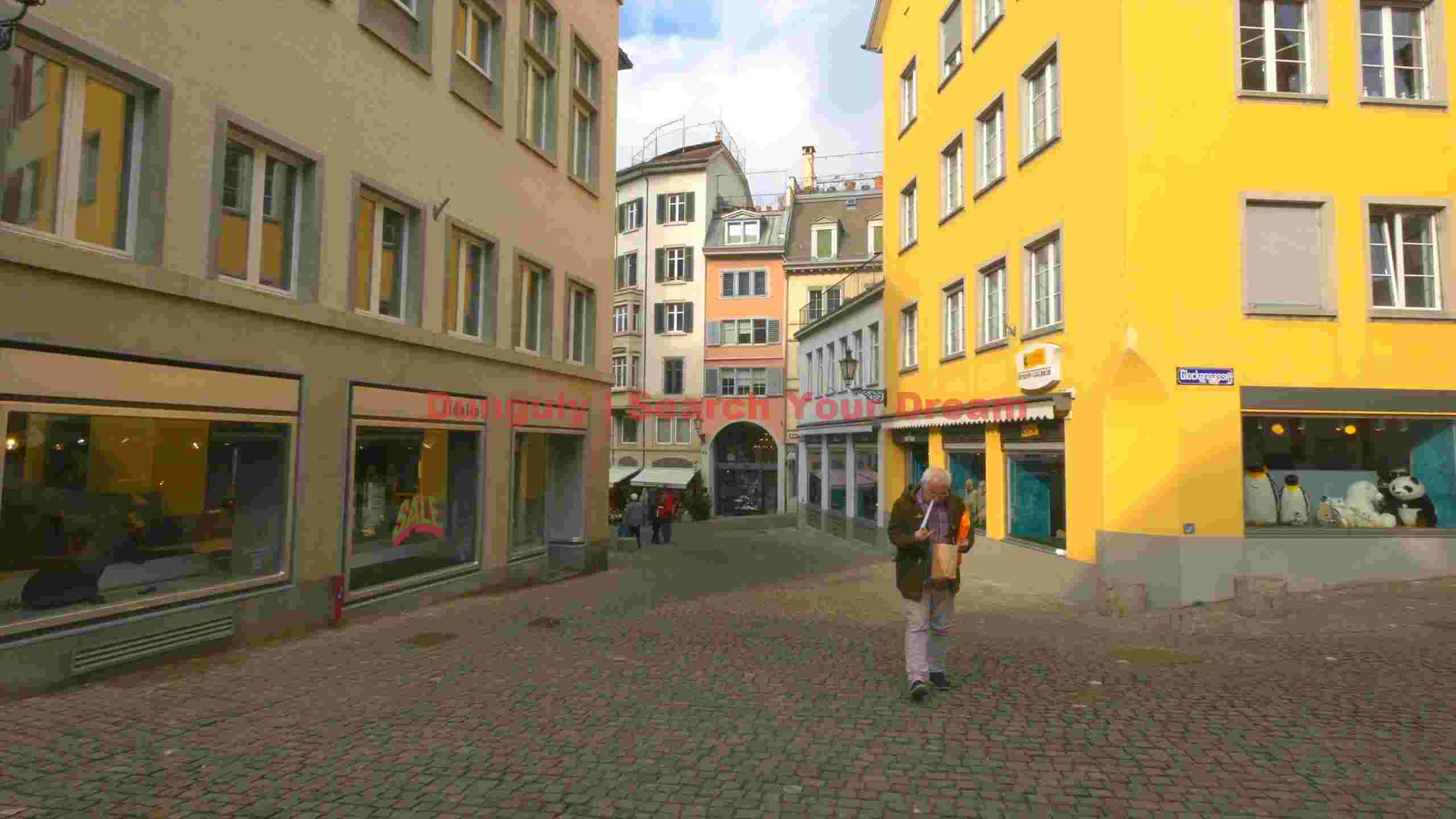 charming zurich old town street scene charming zurich old town street scene