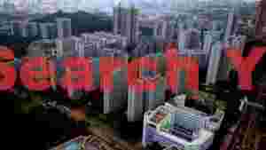 At Home dense hong kong cityscape with towering residential blocks