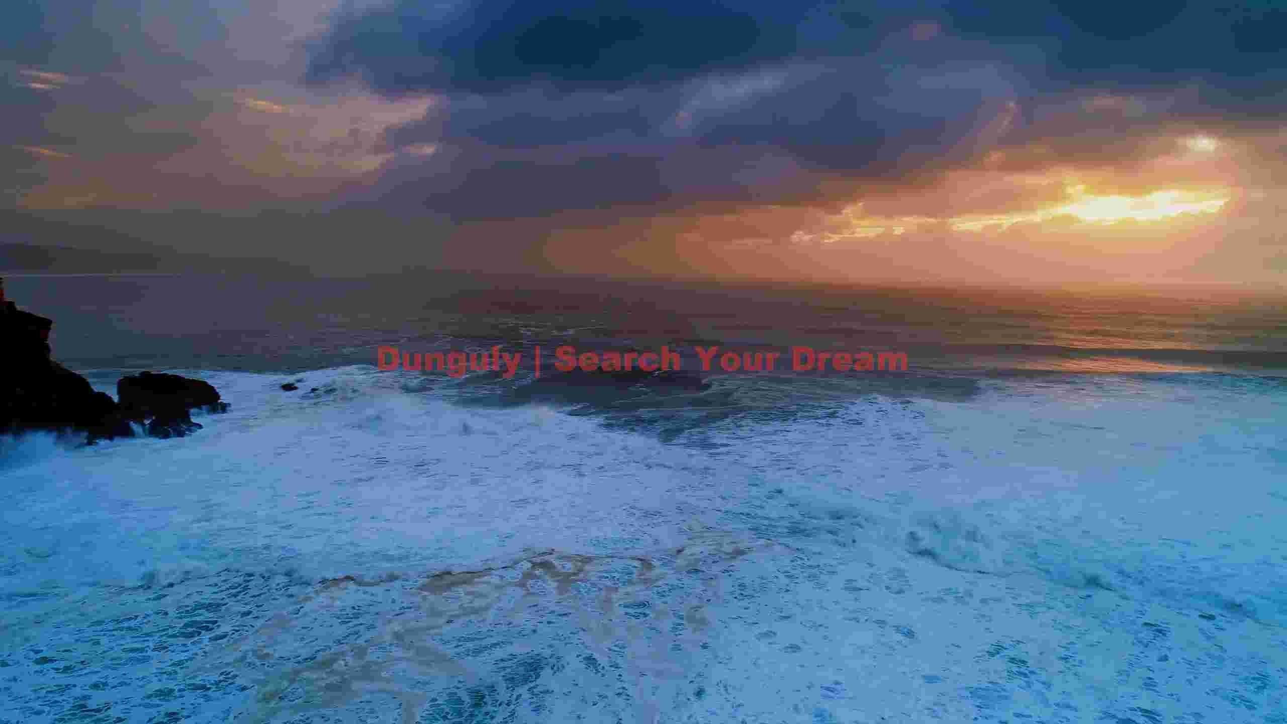 dramatic ocean sunset over crashing waves dramatic ocean sunset over crashing waves