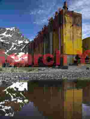 echoes of industry antarctic whaling station reflection