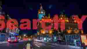 enchanting edinburgh night cityscape