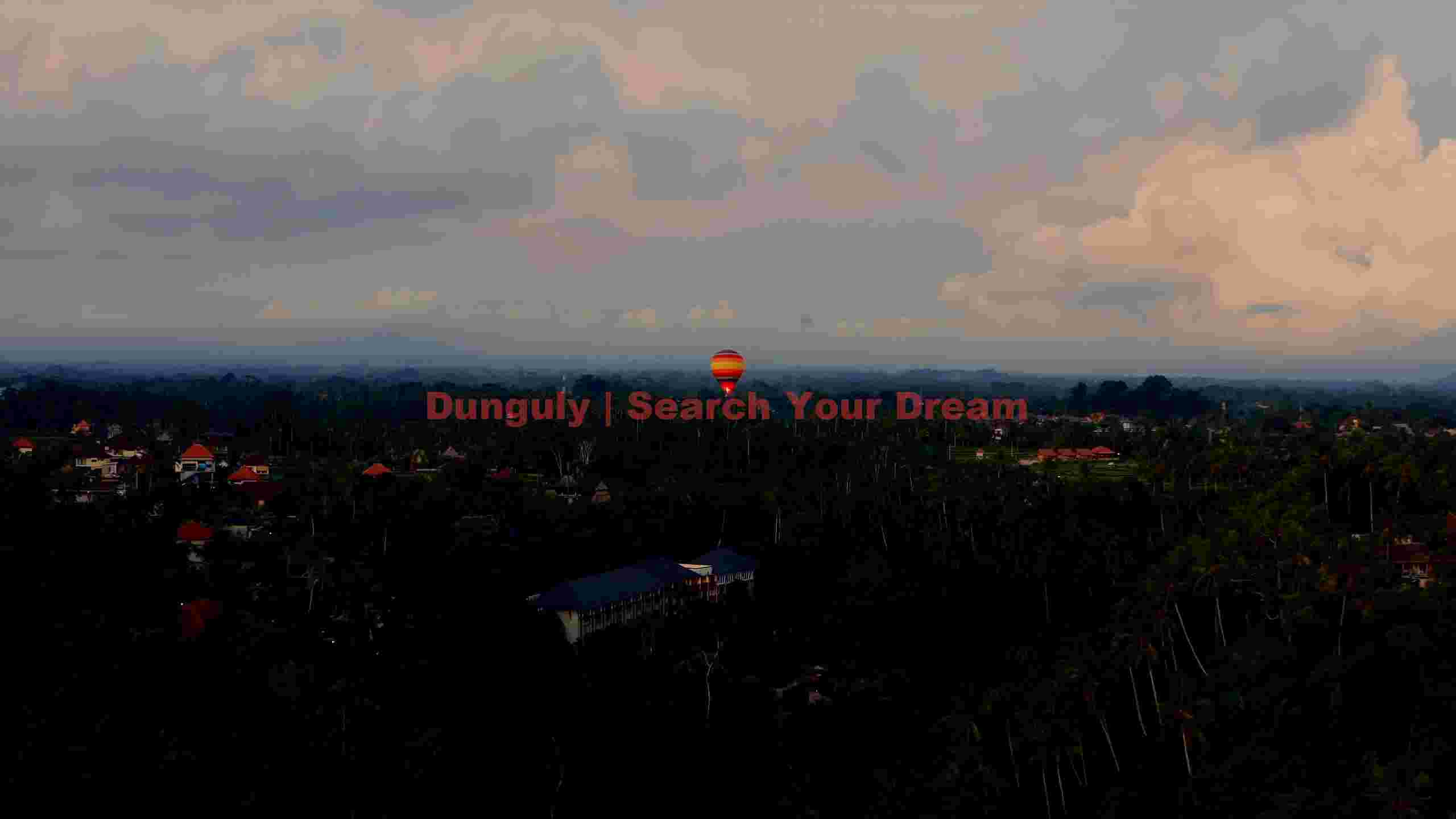 enchanting sunrise hot air balloon over tropical forest enchanting sunrise hot air balloon over tropical forest