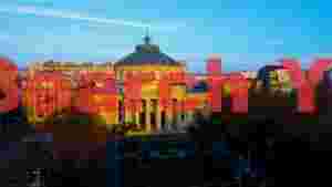 golden hour majesty of the romanian athenaeum