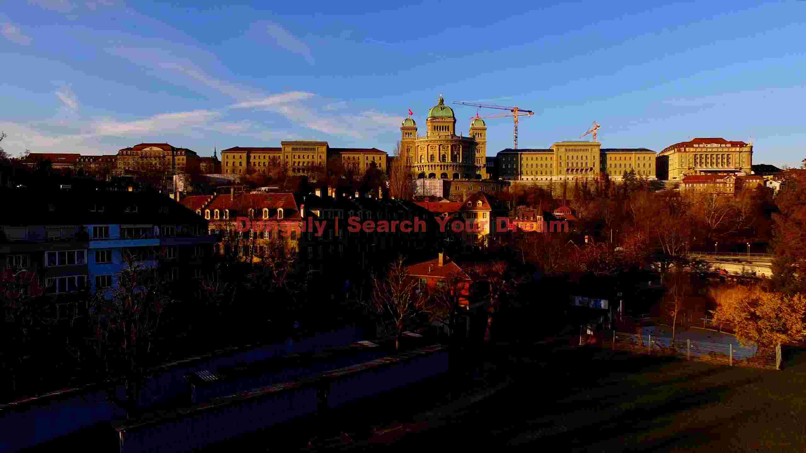 golden hour over bern swiss parliament vista golden hour over bern swiss parliament vista