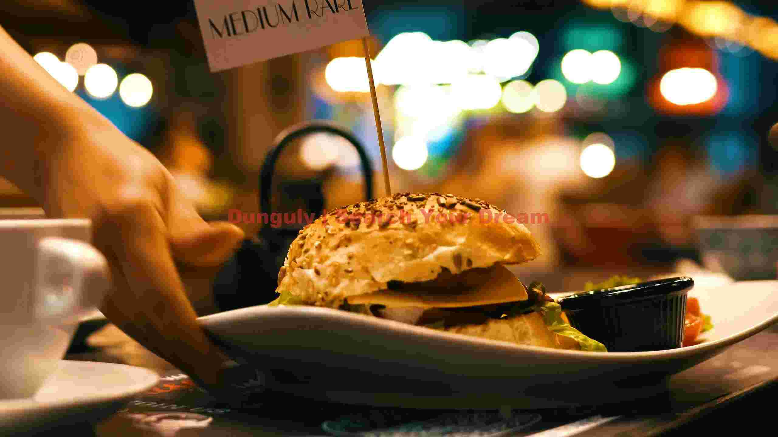 gourmet medium rare burger delight gourmet medium rare burger delight