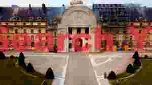 At Home grand courtyard of les invalides in paris