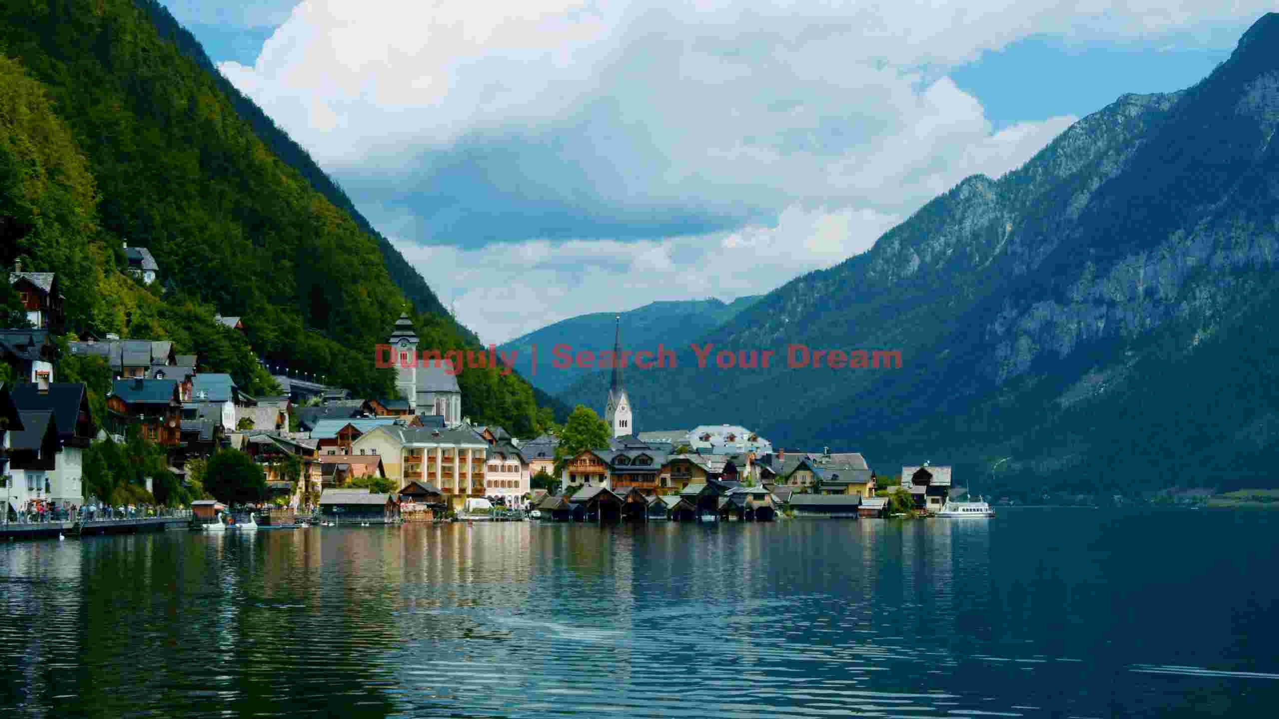 hallstatt alpine lakeside village panorama hallstatt alpine lakeside village panorama
