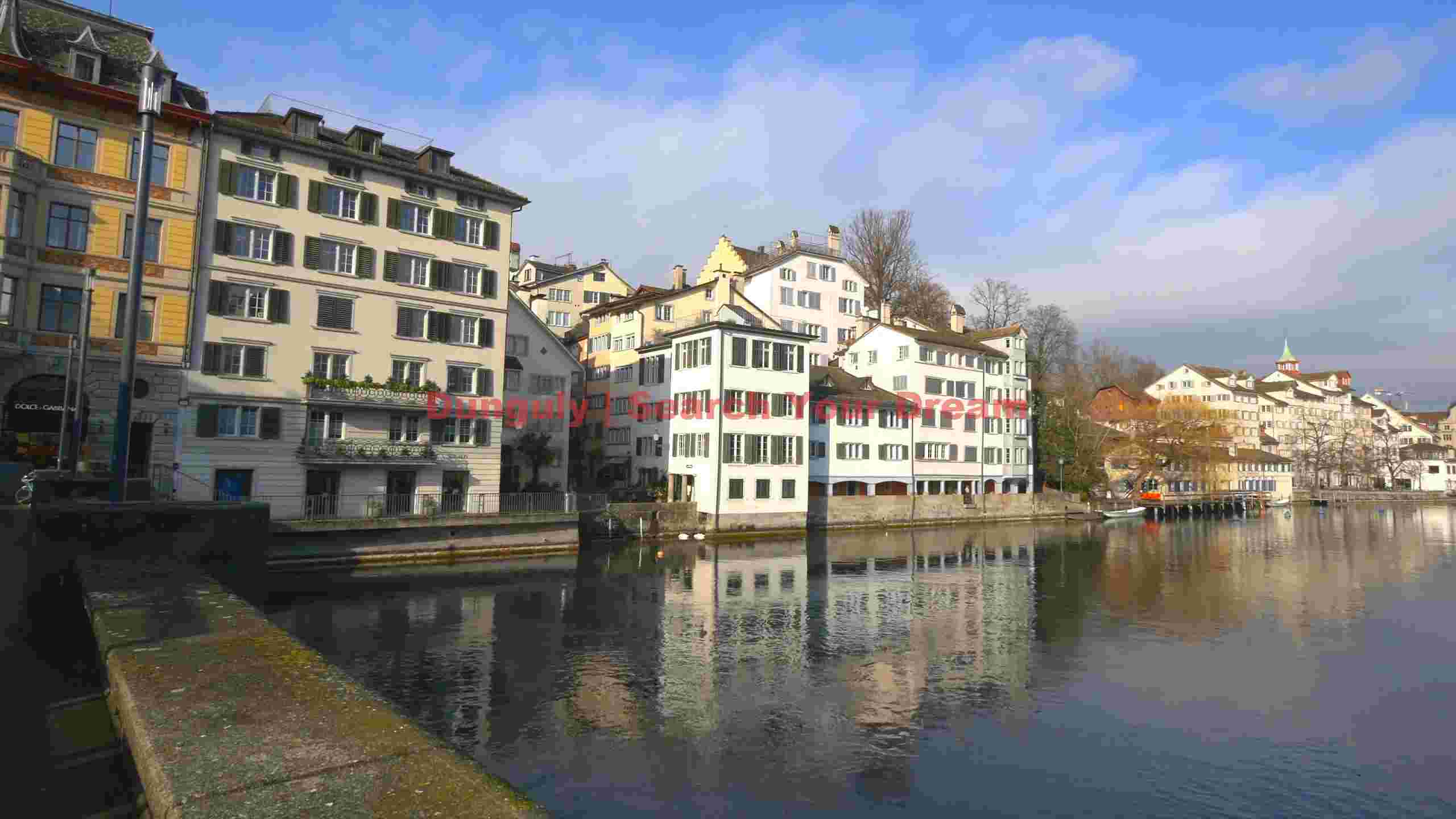 historic european cityscape on the river historic european cityscape on the river