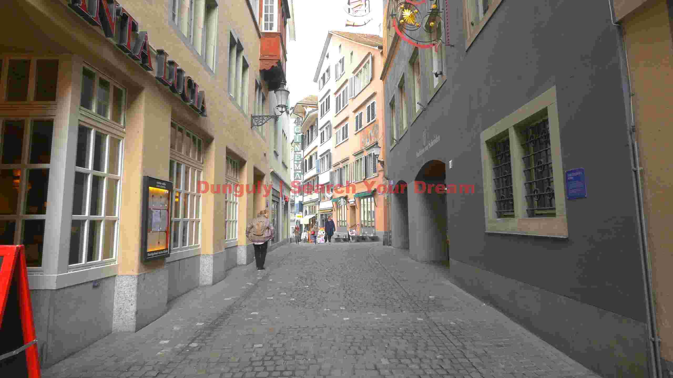 historic zurich old town cobblestone street historic zurich old town cobblestone street