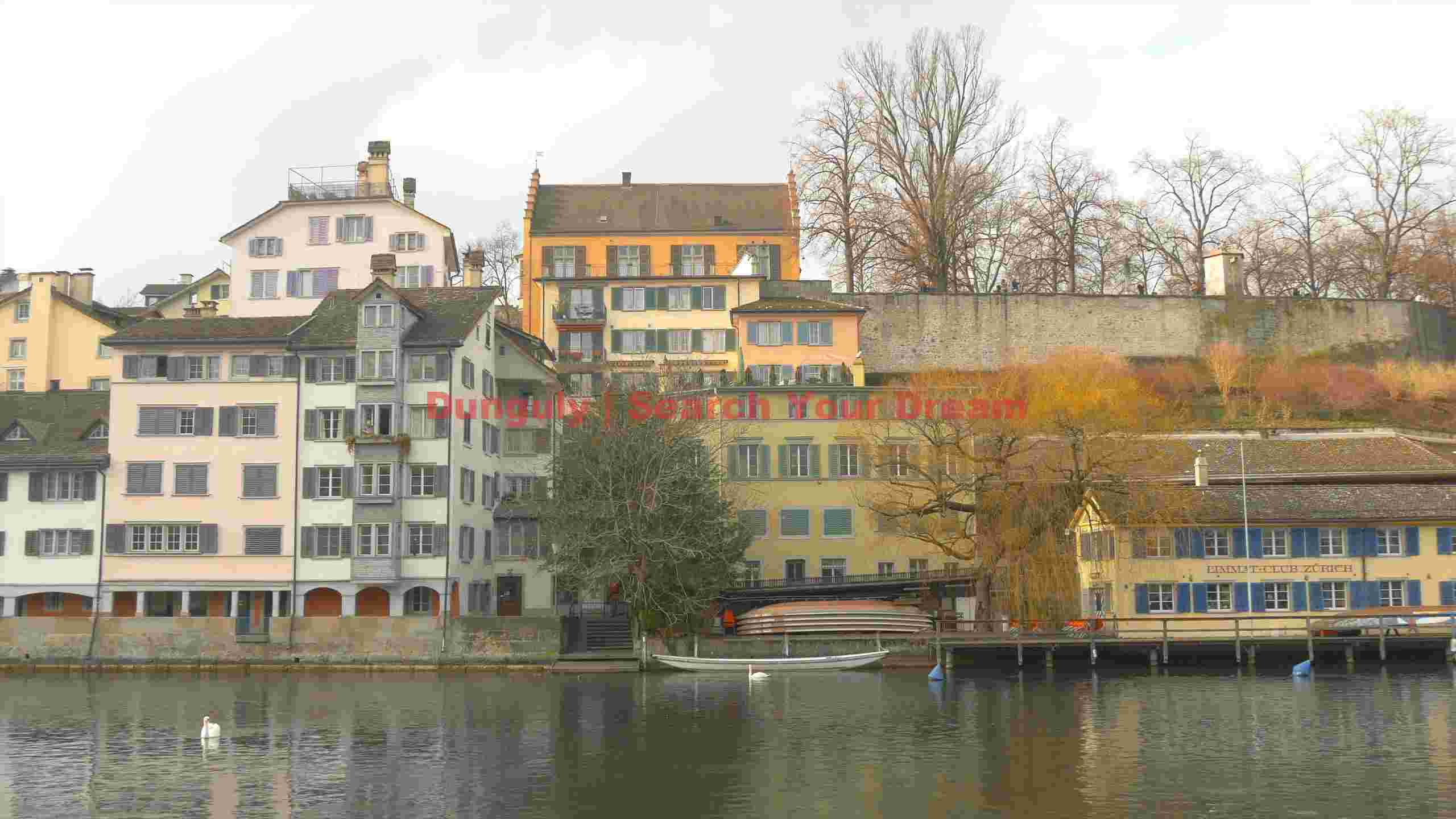 historic zurich waterfront on the limmat historic zurich waterfront on the limmat