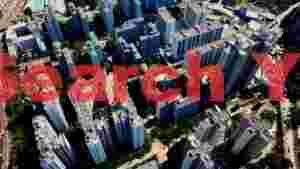 At Home hong kong urban sprawl aerial vista